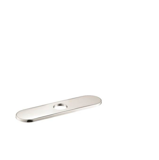 Hansgrohe - Base Plate for Single-Hole Kitchen Faucets, 10'' in Polished Nickel - Polished Nickel