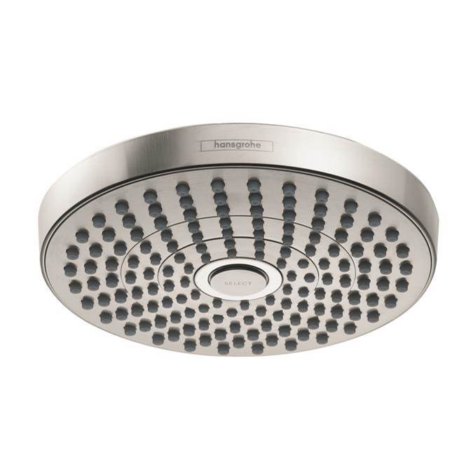 Hansgrohe - Croma Select S Showerhead 180 2-Jet, 1.8 GPM in Brushed Nickel - Brushed Nickel