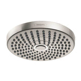 Hansgrohe - Croma Select S Showerhead 180 2-Jet, 1.8 GPM in Brushed Nickel - Brushed Nickel