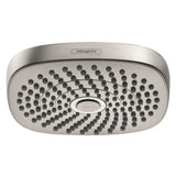 Hansgrohe - Croma Select E Showerhead 180 2-Jet, 1.8 GPM in Brushed Nickel - Brushed Nickel