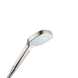 Hansgrohe - Croma Select E Handshower 110 3-Jet, 1.75 GPM in Brushed Nickel - Brushed Nickel