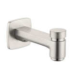 Hansgrohe - Logis Tub Spout with Diverter in Brushed Nickel - Brushed Nickel
