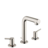 Hansgrohe - Talis S Widespread Faucet 150 with Pop-Up Drain, 1.2 GPM in Brushed Nickel - Brushed Nickel