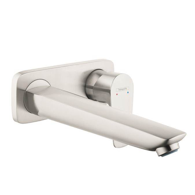 Hansgrohe - Talis E Wall-Mounted Single-Handle Faucet Trim, 1.2 GPM in Brushed Nickel - Brushed Nickel