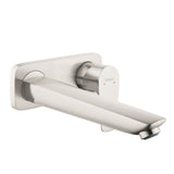 Hansgrohe - Talis E Wall-Mounted Single-Handle Faucet Trim, 1.2 GPM in Brushed Nickel - Brushed Nickel