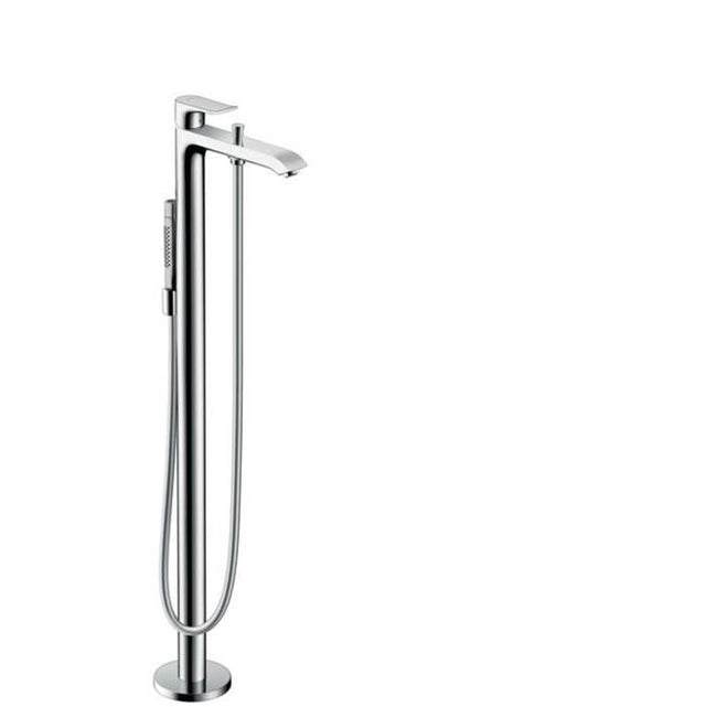 Hansgrohe - Metris Freestanding Tub Filler Trim with 1.75 GPM Handshower in Chrome - Chrome