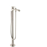Hansgrohe - Metris Freestanding Tub Filler Trim with 1.75 GPM Handshower in Brushed Nickel - Brushed Nickel