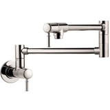 Hansgrohe - Transitional Wall-Mounted Pot Filler in Polished Nickel - Polished Nickel