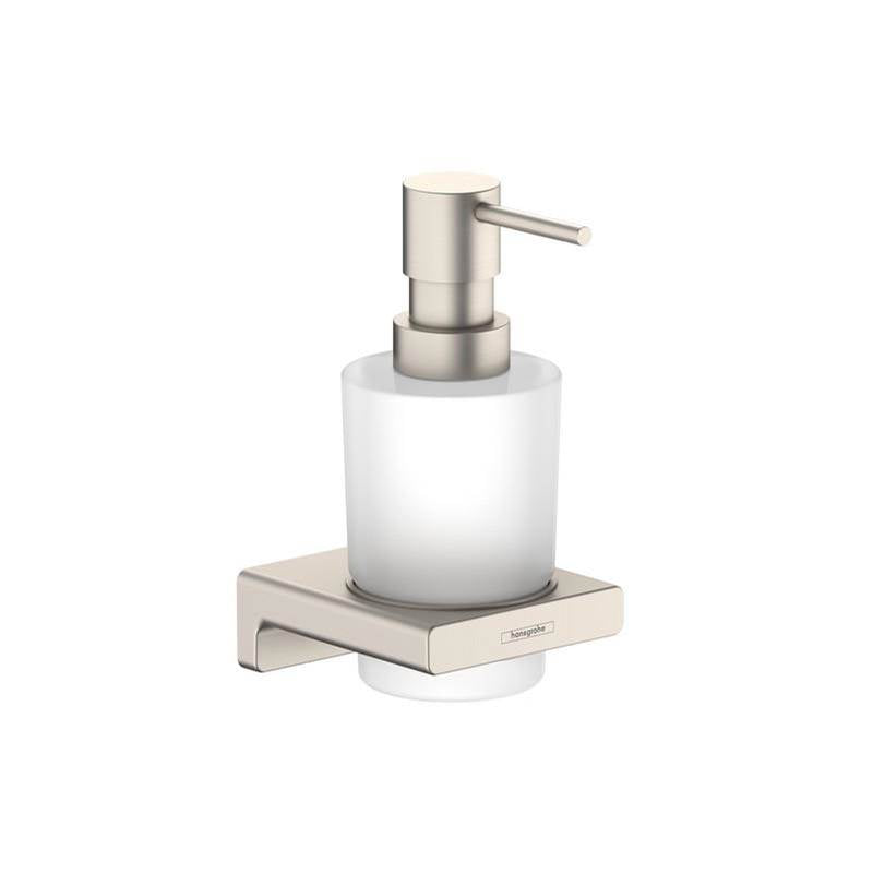 Hansgrohe - AddStoris Liquid Soap Dispenser  in Brushed Nickel - Brushed Nickel