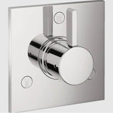Hansgrohe - Ecostat Diverter Trim Square Trio/Quattro in Brushed Black Chrome - Brushed Black Chrome
