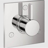 Hansgrohe - Ecostat Diverter Trim Square Trio/Quattro in Matte White - Matte White
