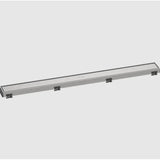 Hansgrohe - RainDrain Match Trim for 35 1/4'' Rough with Height Adjustable Frame in Brushed Stainless Steel - Brushed Stainless Steel