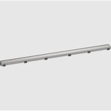 Hansgrohe - RainDrain Match Trim for 47 1/4'' Rough with Height Adjustable Frame in Brushed Stainless Steel - Brushed Stainless Steel