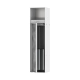 Hansgrohe - XtraStoris Rock Recessed Toilet Brush Holder with Toilet Paper Holder & Tileable Door in Matte White - Matte White