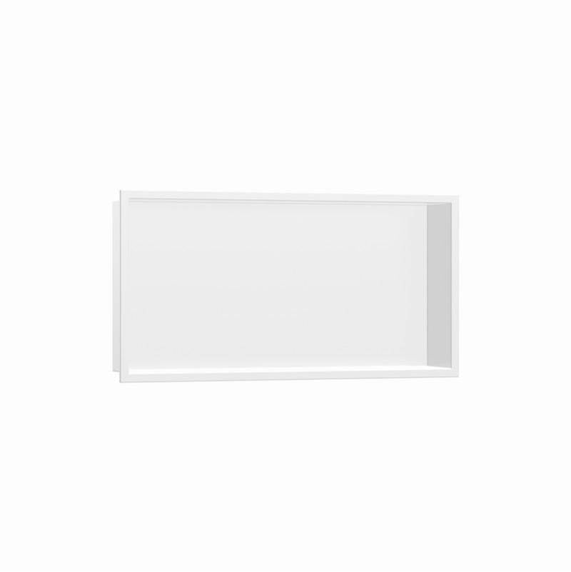 Hansgrohe - XtraStoris Original Wall Niche with Integrated Frame 12''x 24''x 4''  in Matte White - Matte White