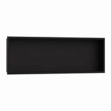 Hansgrohe - XtraStoris Original Wall Niche with Integrated Frame 12''x 36''x 4''  in Matte Black - Matte Black