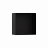 Hansgrohe - XtraStoris Minimalistic Wall Niche Frameless 12''x 12''x 5.5''  in Matte Black - Matte Black