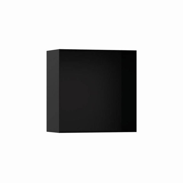 Hansgrohe - XtraStoris Minimalistic Wall Niche Frameless 12''x 12''x 5.5''  in Matte Black - Matte Black