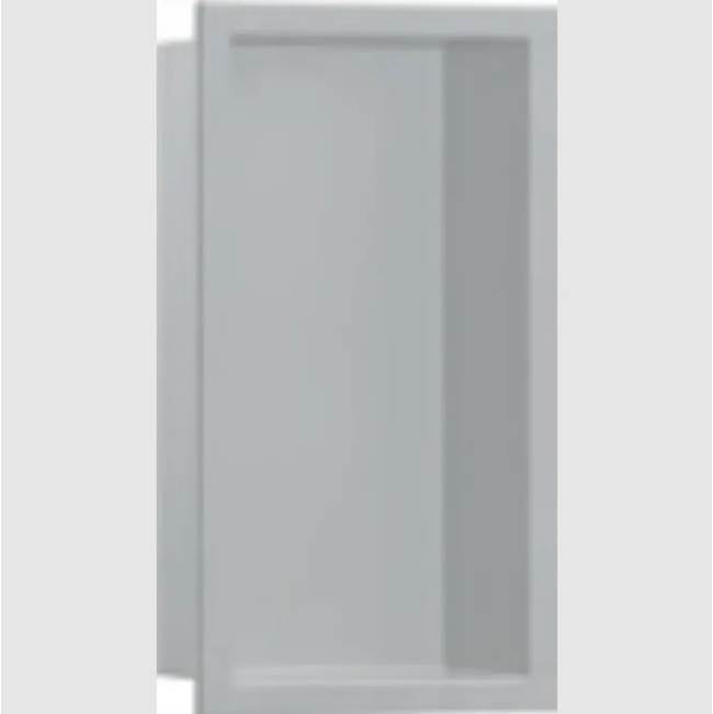 Hansgrohe - XtraStoris Original Wall Niche with Frame 12'' x 6''x 5.5'' in Concrete Grey - Concrete Grey