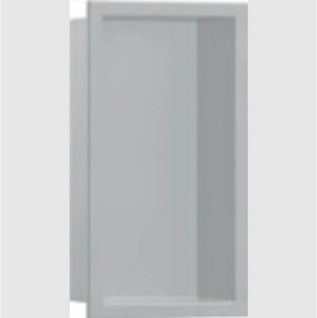 Hansgrohe - XtraStoris Original Wall Niche with Frame 12'' x 6''x 5.5'' in Concrete Grey - Concrete Grey