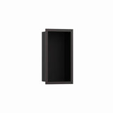Hansgrohe - XtraStoris Individual Wall Niche Matte Black with Design Frame 12''x 6''x 4'' in Polished Gold Optic - Polished Gold Optic