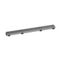 Hansgrohe - RainDrain Match Trim Broadwalk for 27 5/8'' Rough with Height Adjustable Frame in Brushed Stainless Steel - Brushed Stainless Steel