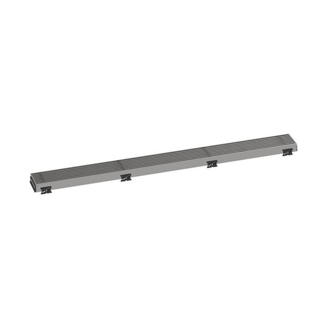 Hansgrohe - RainDrain Match Trim Boardwalk for 31 1/2'' Rough with Height Adjustable Frame in Brushed Stainless Steel - Brushed Stainless Steel