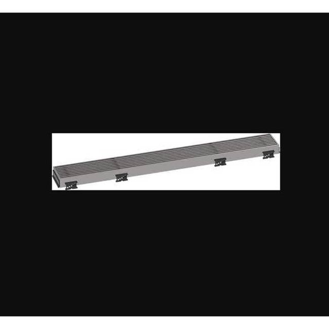 Hansgrohe - RainDrain Match Trim Boardwalk for 35 1/4'' Rough with Height Adjustable Frame in Brushed Stainless Steel - Brushed Stainless Steel