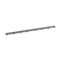 Hansgrohe - RainDrain Match Trim Boardwalk for 59 1/8'' Rough with Height Adjustable Frame in Brushed Stainless Steel - Brushed Stainless Steel