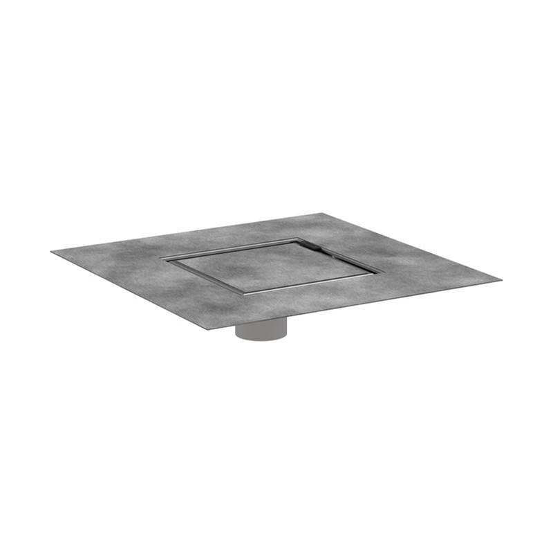 Hansgrohe - RainDrain Brilliance Point Drain Set 6''x 6'' Trim with Rough in n/a