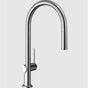 Hansgrohe - Talis N HighArc Kitchen Faucet, O-Style 2-Spray Pull-Down, 1.5 GPM in Chrome - Chrome