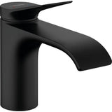 Hansgrohe - Vivenis Single-hole Faucet 80 with Pop--Up Drain, 1.2 GPM in Matte Black - Matte Black