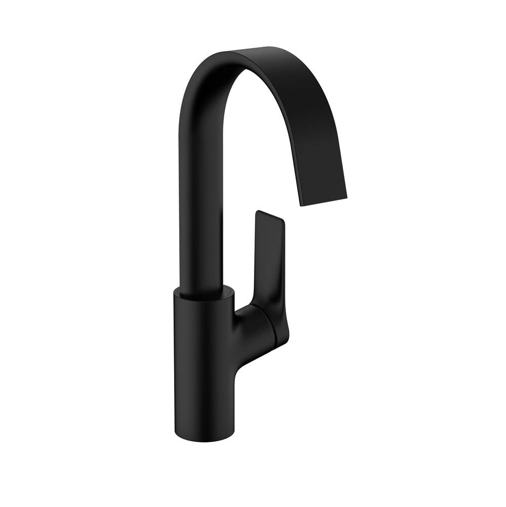 Hansgrohe - Vivenis Single-hole Faucet 210 with Swivel Spout and Pop-Up Drain, 1.2 GPM in Matte Black - Matte Black