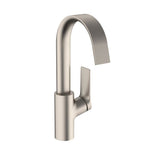 Hansgrohe - Vivenis Single-hole Faucet 210 with Swivel Spout and Pop-Up Drain, 1.2 GPM in Brushed Nickel - Brushed Nickel