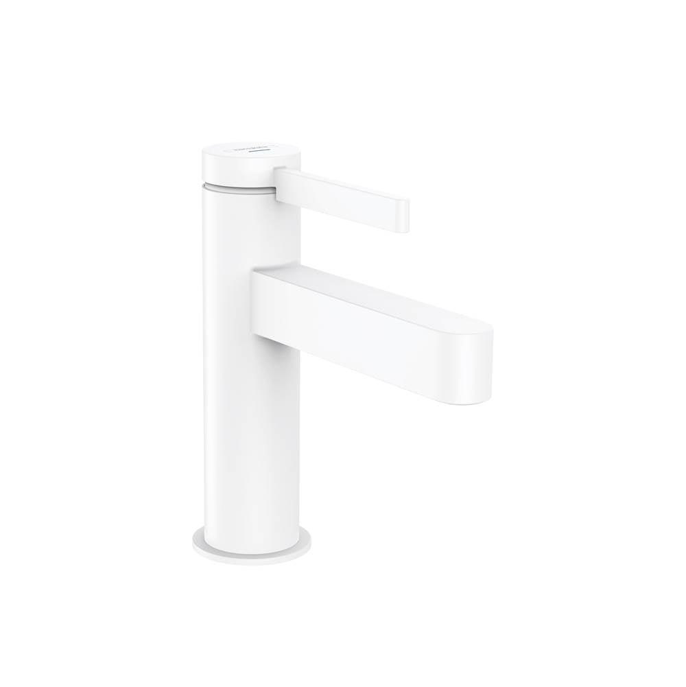 Hansgrohe - Finoris Single-Hole Faucet 100 with Pop-Up Drain, 1.2 GPM in Matte White - Matte White