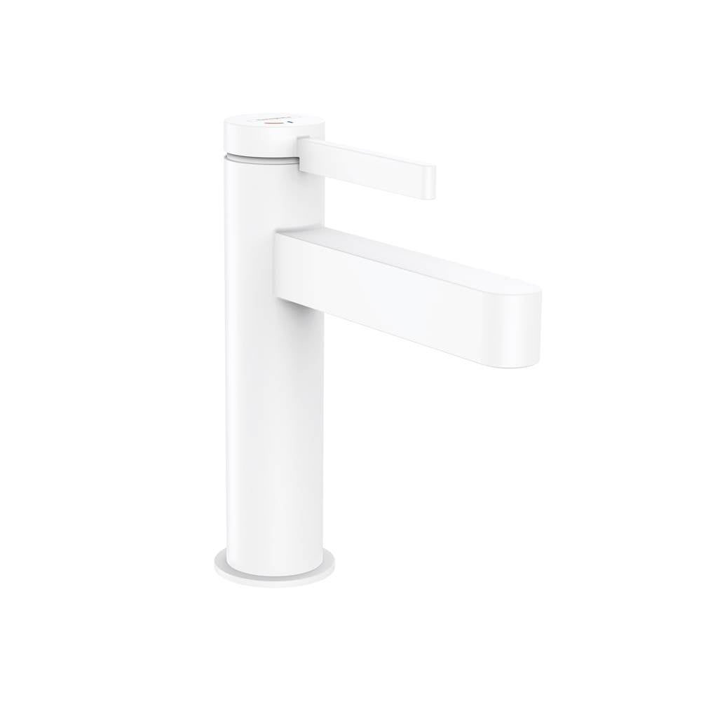 Hansgrohe - Finoris Single-Hole Faucet 110 with Pop-Up Drain, 1.2 GPM in Matte White - Matte White