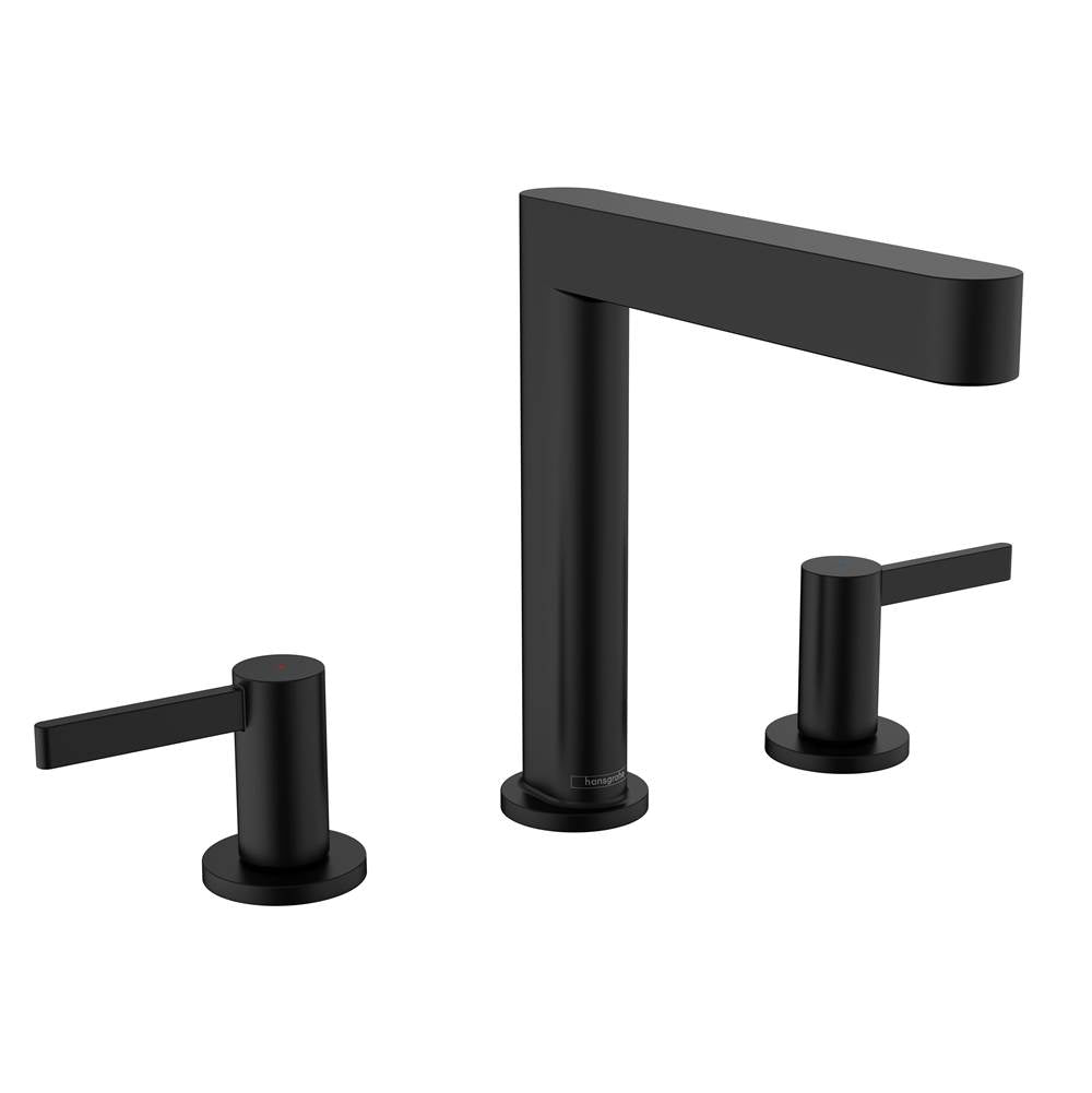 Hansgrohe - Finoris Wide-spread Faucet 160, 1.2 GPM in Matte Black - Matte Black