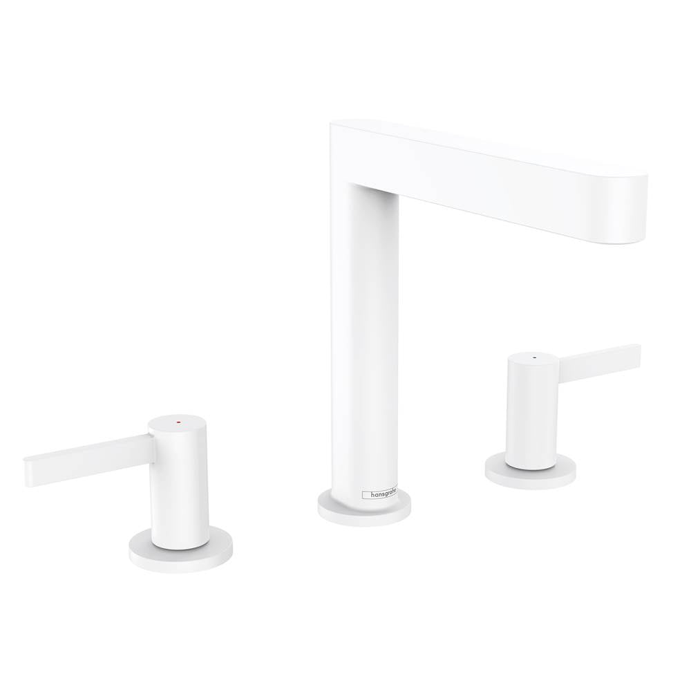 Hansgrohe - Finoris Wide-spread Faucet 160, 1.2 GPM in Matte White - Matte White