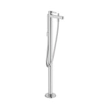 Hansgrohe - Finoris Freestanding Tub Filler Trim with 1.75 GPM Handshower in Chrome - Chrome