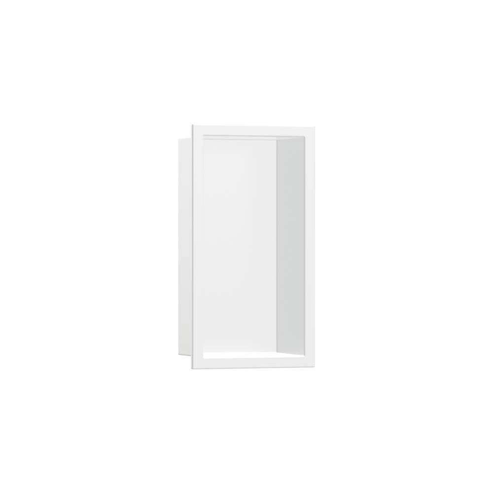 Hansgrohe - XtraStoris Original Wall Niche with Frame 12'' x 6''x 5.5'' in Matte White - Matte White