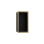Hansgrohe - XtraStoris Individual Wall Niche Matte Black with Design Frame 12''x 6''x 4'' in Brushed Bronze - Brushed Bronze