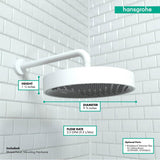 Rainfinity Showerhead 250 1-Jet, 2.5 GPM in Chrome