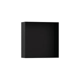 Hansgrohe - XtraStoris Minimalistic Wall Niche Frameless 12''x 12''x 4''  in Matte Black - Matte Black