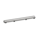 Hansgrohe - RainDrain Match Trim for 27 5/8'' Rough with Height Adjustable Frame in Brushed Stainless Steel - Brushed Stainless Steel