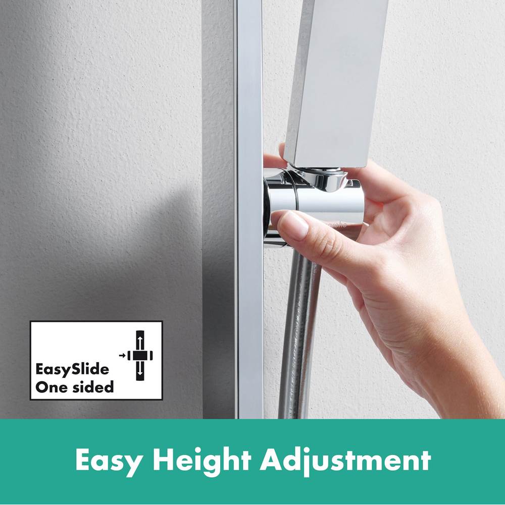 Pulsify E Wallbar Set 100 1-Jet 24'', 2.5 GPM in Chrome