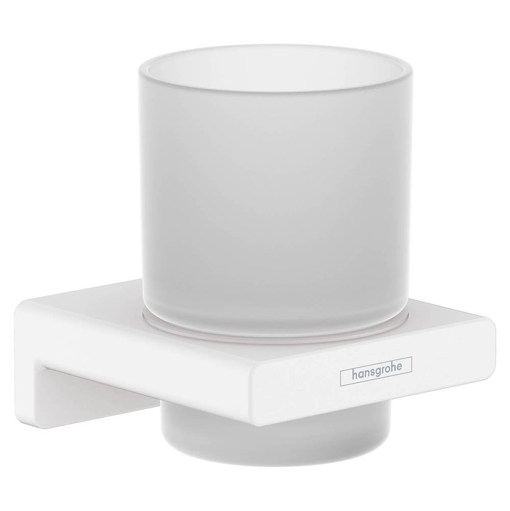 Hansgrohe - AddStoris Tumbler in Matte White - Matte White