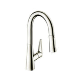 Hansgrohe - Talis S Prep Kitchen Faucet, 2-Spray Pull-Down, 1.75 GPM in Polished Nickel - Polished Nickel