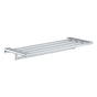 Hansgrohe - AddStoris Towel Rack with Towel Bar in Chrome - Chrome
