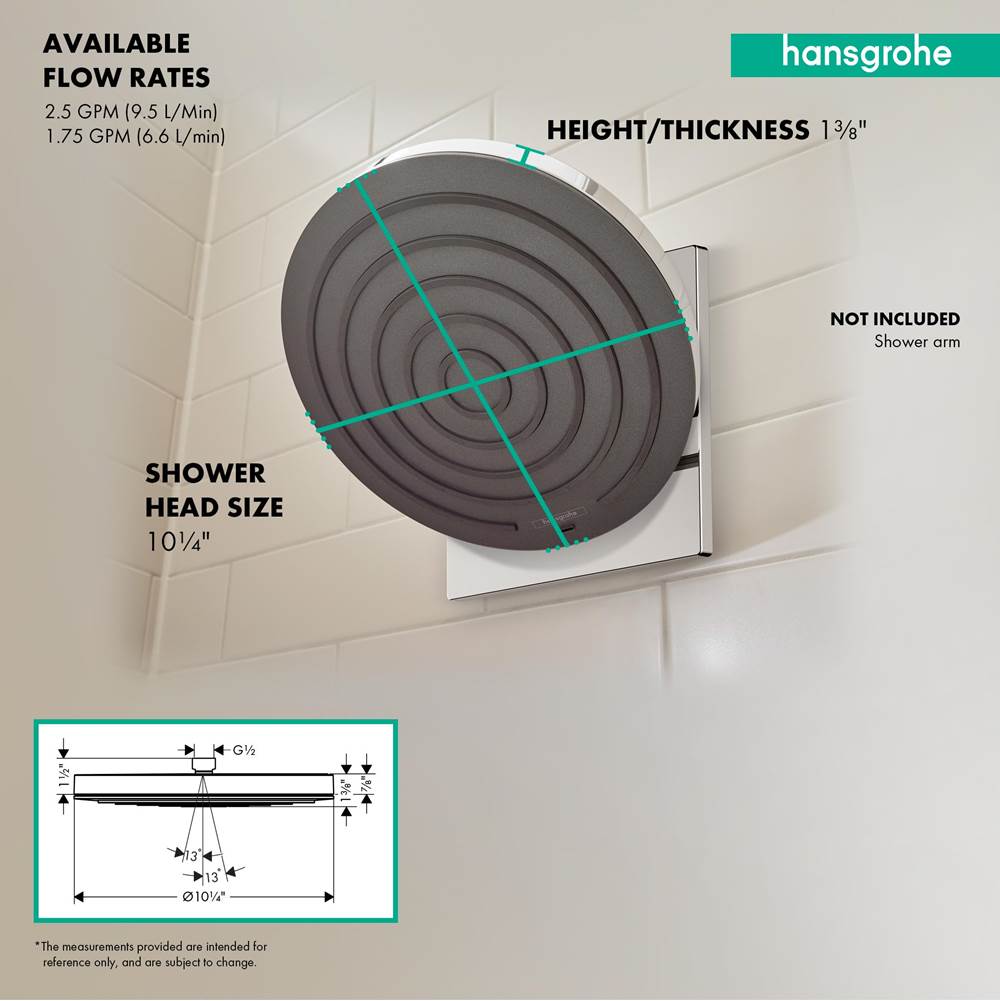 Pulsify S Showerhead 260 1-Jet, 1.75 GPM in Chrome