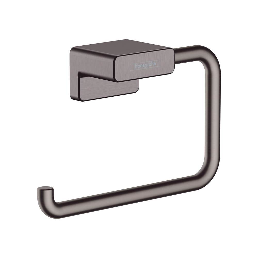 Hansgrohe - AddStoris Towel Ring in Brushed Black Chrome - Brushed Black Chrome